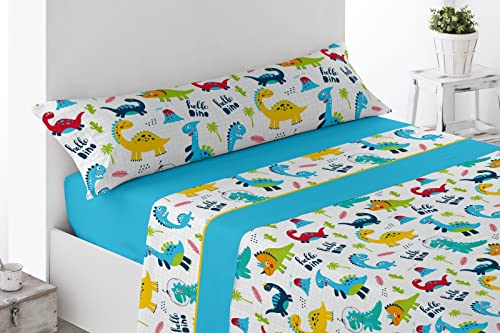 Energy Colors Textil - Hogar - Kid Bed - Juego Sábanas Térmicas Tipo Pirineo Polar 3 Piezas Invierno Otoño (Azul)