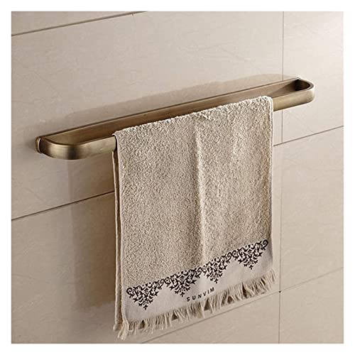Toallero de estilo europeo simple para baño, accesorio de baño, barra de toalla de cobre antiguo