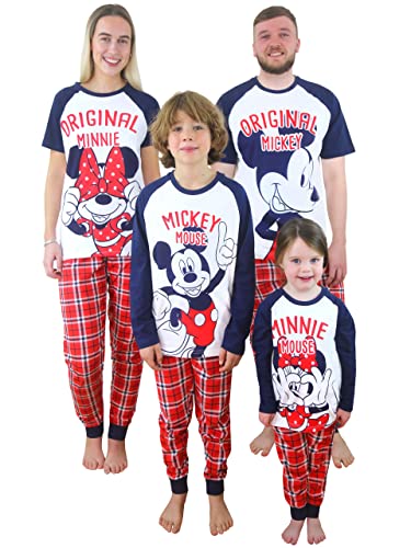 Disney Pijama para Hombre Mickey Mouse Blanco XX-Large