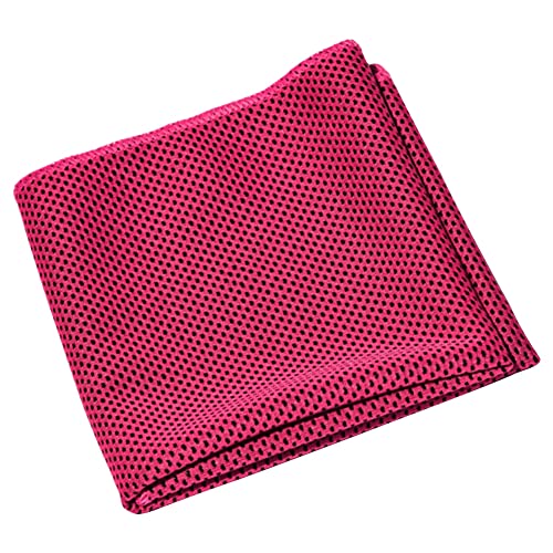 Mokernali Toalla De Enfriamiento Deportivo, Toalla De Sensación De Frío Súper Absorbente De Agua Portátil para Exteriores para Yoga, Gimnasio, Golf, Correr, Fitness Y Entrenamiento(Rose)