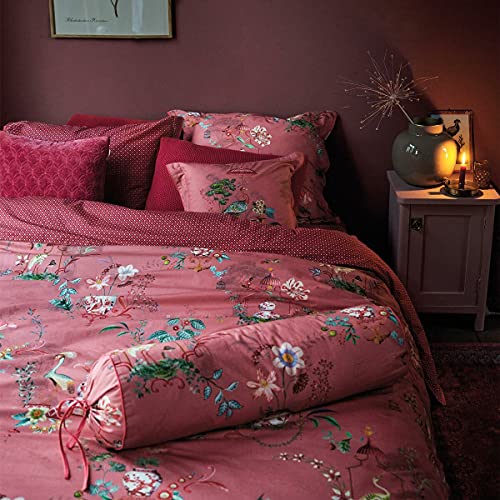 PIP Studio Juego de cama chino, Porcelain, rosa, 1 funda nórdica de 200 x 200 cm y 2 fundas de almohada de 80 x 80 cm