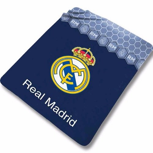 Manterol Manta VIP Real Madrid Estadio Escudo (130 x 160) Tacto Muy Suave. Composición: 100% Poliéster
