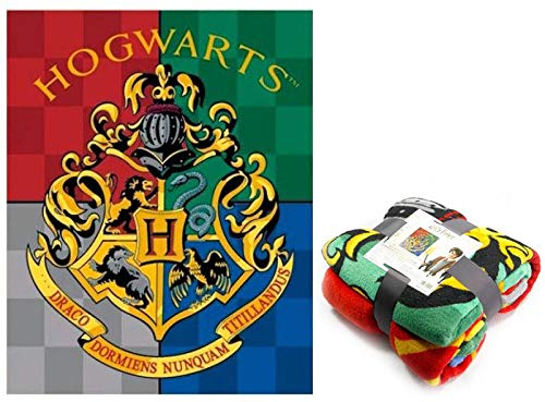Harry Potter Premium coralina Referencia NI Mantas para Cama Colchas y cubrecamas Textiles del hogar Unisex Adulto, Multicolor (Multicolor), única