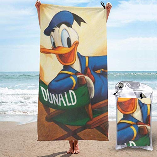 vfrtg Toallas de Playa de Gran tamaño de Gran tamaño de Secado rápido - Pato Donald