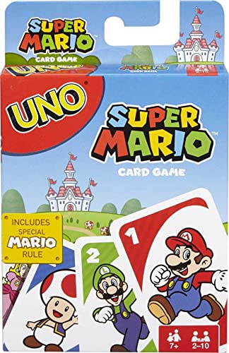 Mattel Games UNO Super Mario Bros, juego de cartas de UNO (Mattel DRD 00)