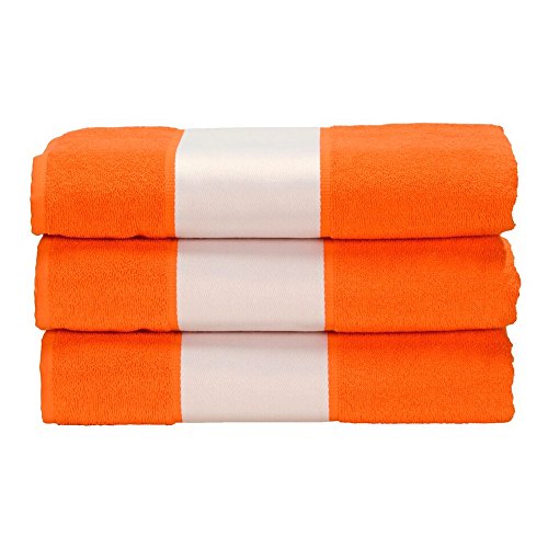 A&R Towels A&Subli-Me - Toalla de Mano (50 x 100 cm), Color Naranja