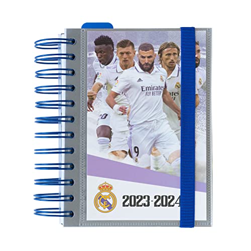Agenda escolar 2023 2024 Real Madrid - Agenda 2023 2024 día por página │ Vuelta al cole material escolar - Agenda Real Madrid 2023 2024 - Producto con licencia oficial