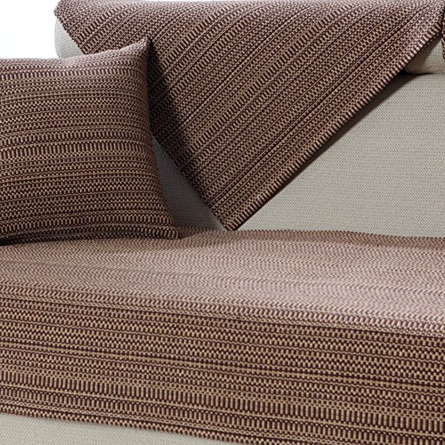 DW&HX Toalla de sofá de algodón y Lino Estilo Americano, Fundas de sofá de Piel para sofá o sofá para Perro