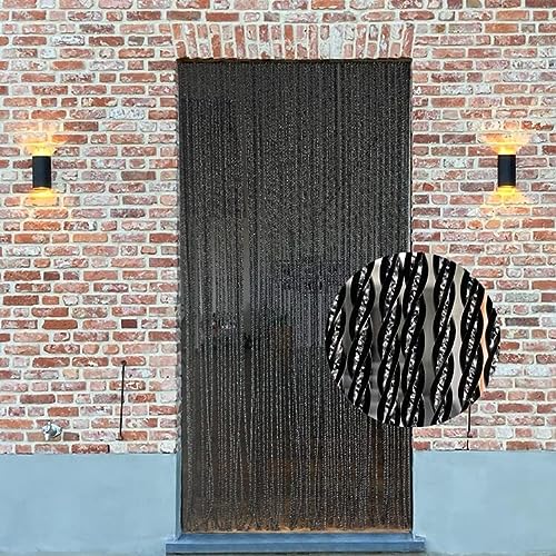 Magnifico - Cortina de puerta (100 x 230 cm), color negro